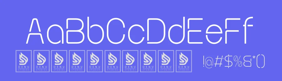 Neexan Futuristic Font by Denustudios — Display Font — thumbnail 3
