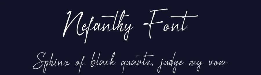 Nefanthy Font by Denustudios — Script Handwritten Font — thumbnail 2