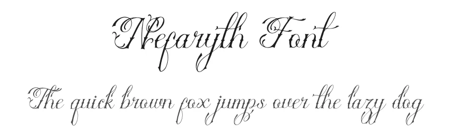 Nefaryth Font by Denustudios — Script Handwritten Font
