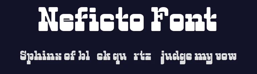 Neficto Font by Fontliner — Display Font — thumbnail 2