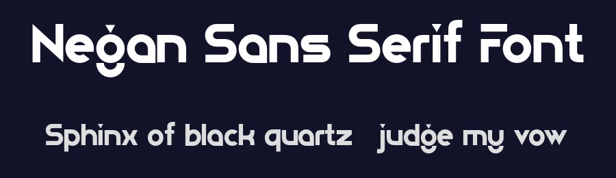Negan Sans Serif Font by pandekastudio — Display Font — thumbnail 2
