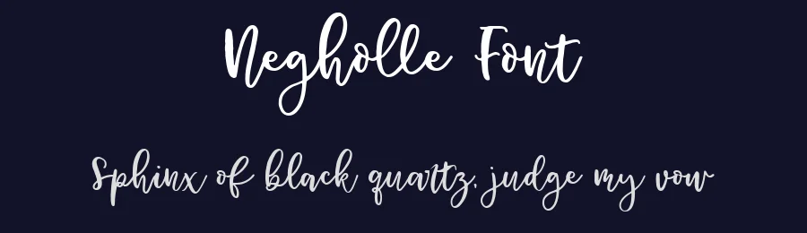 Negholle Font by metafontsy — Script Handwritten Font — thumbnail 2