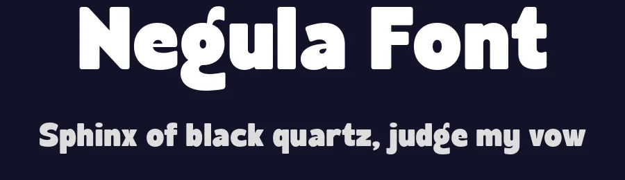 Negula Font by roomspace.cl — Display Font — thumbnail 2