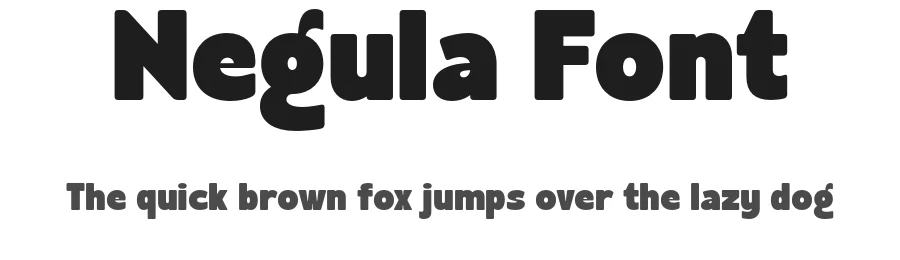 Negula Font by roomspace.cl — Display Font