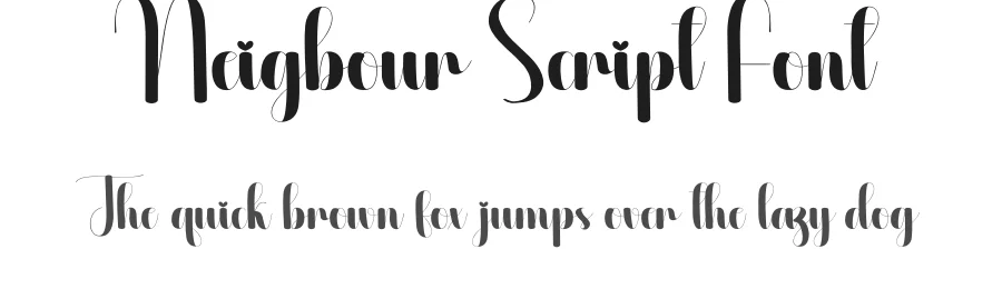 Neigbour Script Font by creativeletter — Script Handwritten Font