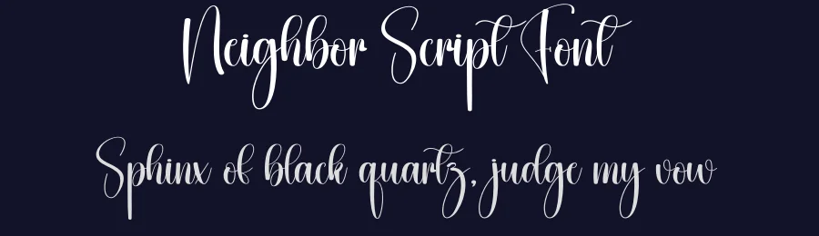 Neighbor Script Font by creativeletter — Script Handwritten Font — thumbnail 2