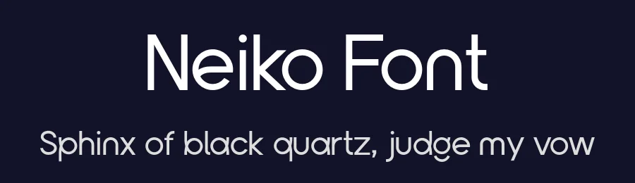 Neiko Font by NazmulsDesign — Sans Serif Font — thumbnail 2