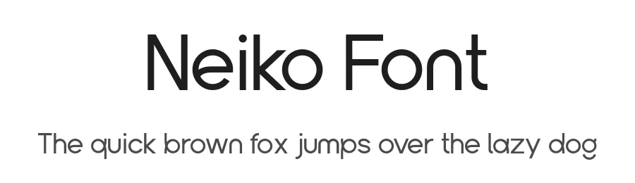 Neiko Font by NazmulsDesign — Sans Serif Font