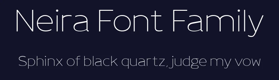 Neira Font Family by Viswell Sudio — Decorative Font — thumbnail 2