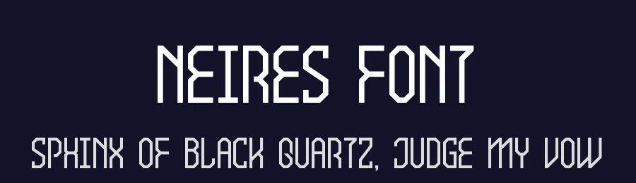 Neires Font by Denustudios — Display Font — thumbnail 2