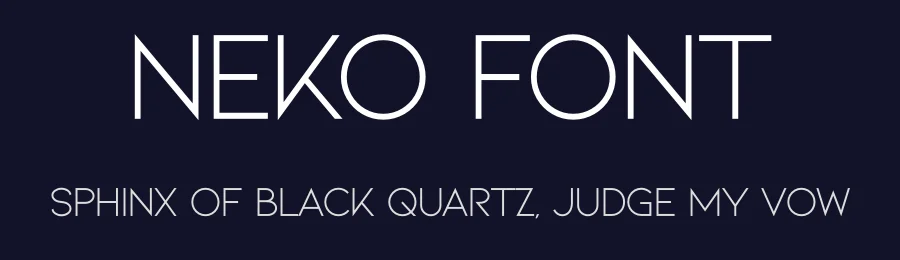 Neko Font by hardi studio — Display Font — thumbnail 2
