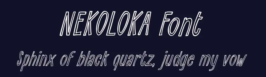 NEKOLOKA Font by Rautan Studio — Display Font — thumbnail 2