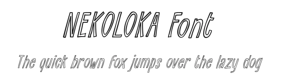 NEKOLOKA Font by Rautan Studio — Display Font