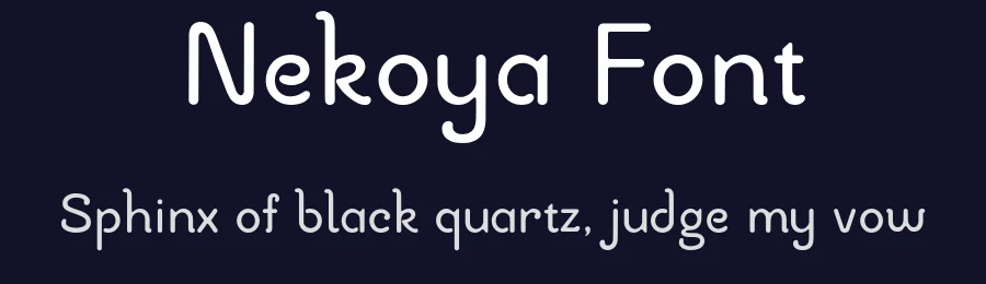Nekoya Font by Xin Hui Ong — Script Handwritten Font — thumbnail 2
