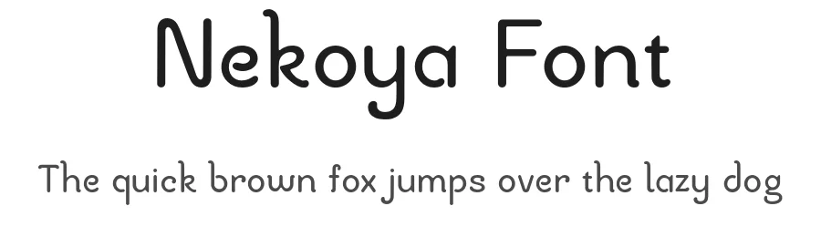 Nekoya Font by Xin Hui Ong — Script Handwritten Font