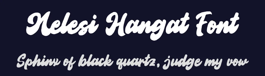 Nelesi Hangat Font by GFRcreative — Script Handwritten Font — thumbnail 2