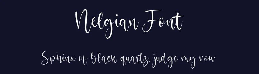 Nelgian Font by metafontsy — Script Handwritten Font — thumbnail 2
