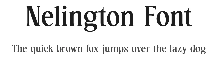 Nelington Font by TypeLogue — Serif Font