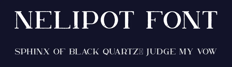 Nelipot Font by vp_creative_shop — Display Font — thumbnail 2