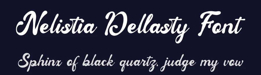 Nelistia Dellasty Font by Denustudios — Script Handwritten Font — thumbnail 2