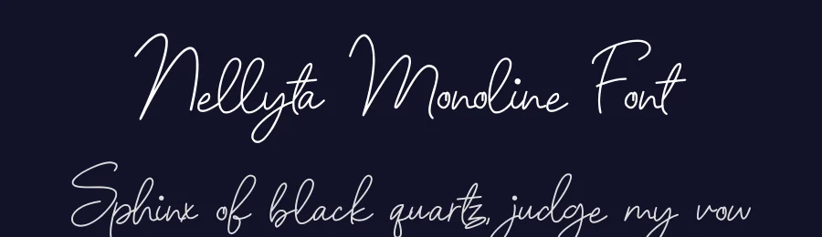 Nellyta Monoline Font by letterenastudios — Decorative Font — thumbnail 2