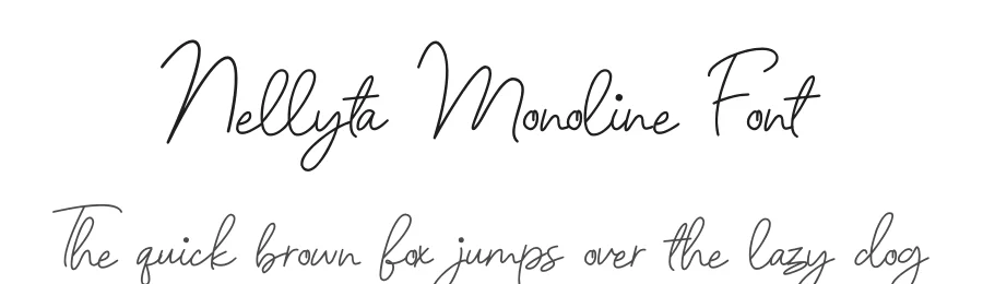 Nellyta Monoline Font by letterenastudios — Decorative Font