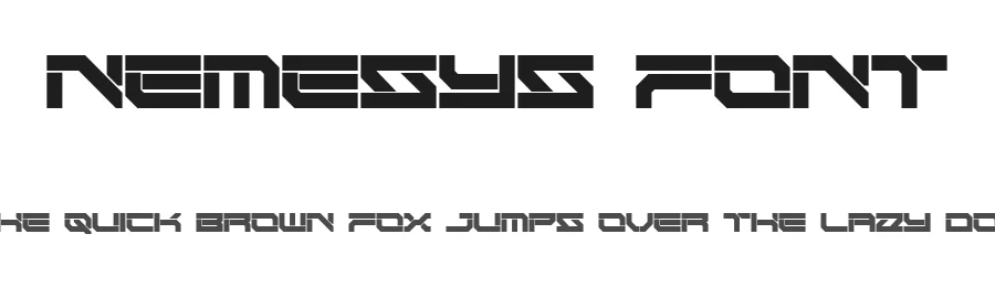 Nemesys Font by Enxyclo Studio — Display Font