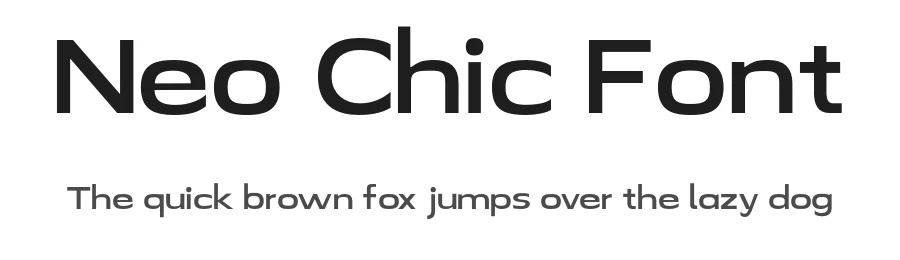 Neo Chic Font by roomspace.cl — Sans Serif Font