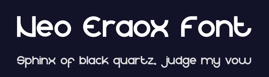 Neo Eraox Font by jadatype — Sans Serif Font — thumbnail 2