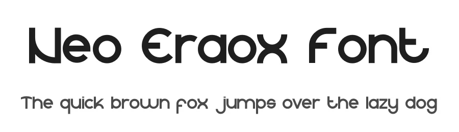 Neo Eraox Font by jadatype — Sans Serif Font