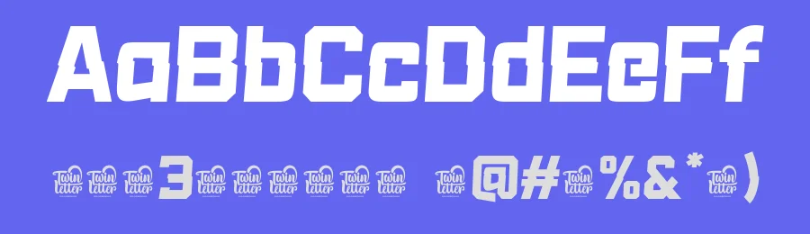 Neo Glitch Font by twinletter — Display Font — thumbnail 3