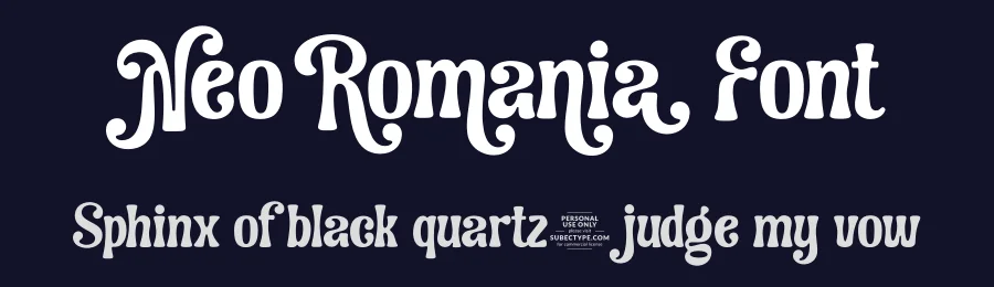 Neo Romania Font by Subectype — Display Font — thumbnail 2
