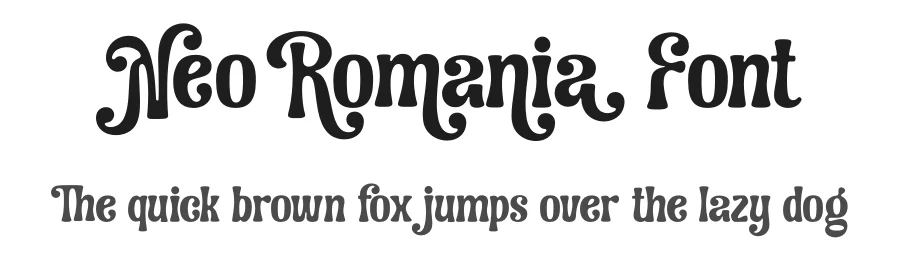 Neo Romania Font by Subectype — Display Font