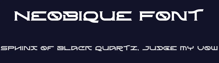 Neobique Font by figuree studio — Display Font — thumbnail 2