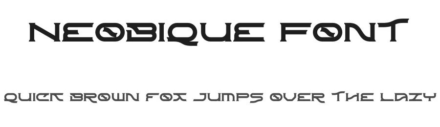 Neobique Font by figuree studio — Display Font