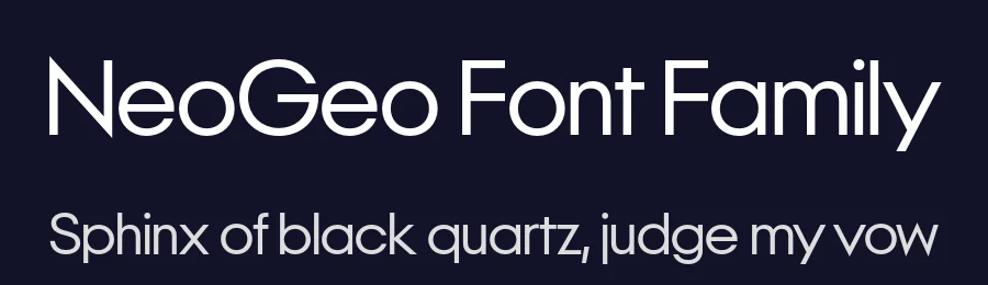 NeoGeo Font Family by Ian Party — Decorative Font — thumbnail 2