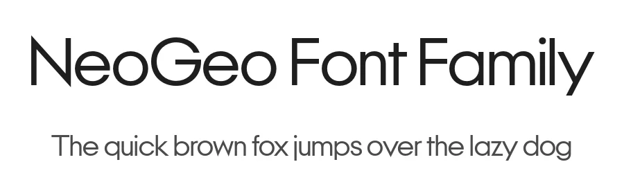 NeoGeo Font Family by Ian Party — Decorative Font