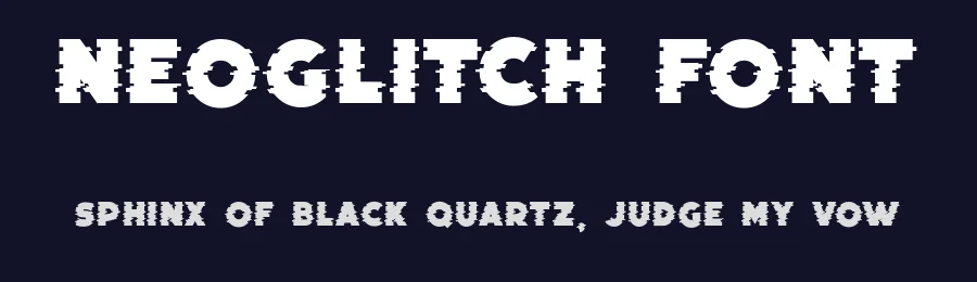 Neoglitch Font by Vroz Studio — Display Font — thumbnail 2