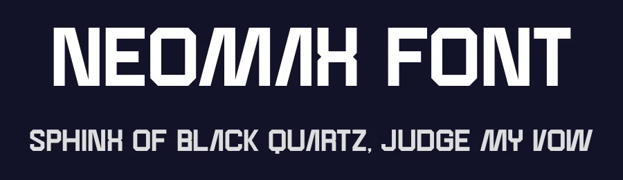 Neomax Font by MasyafiStudio — Display Font — thumbnail 2
