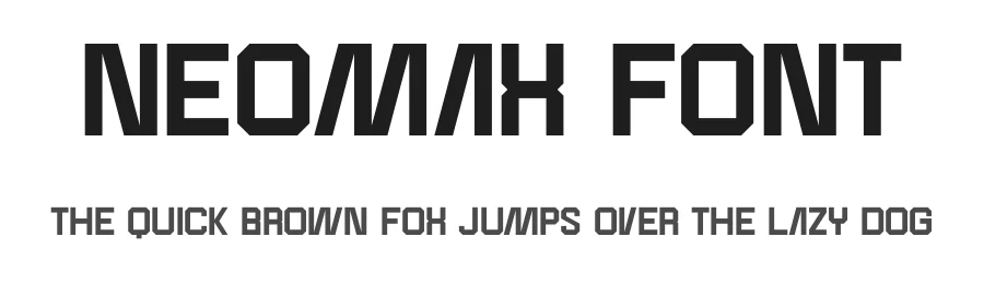 Neomax Font by MasyafiStudio — Display Font