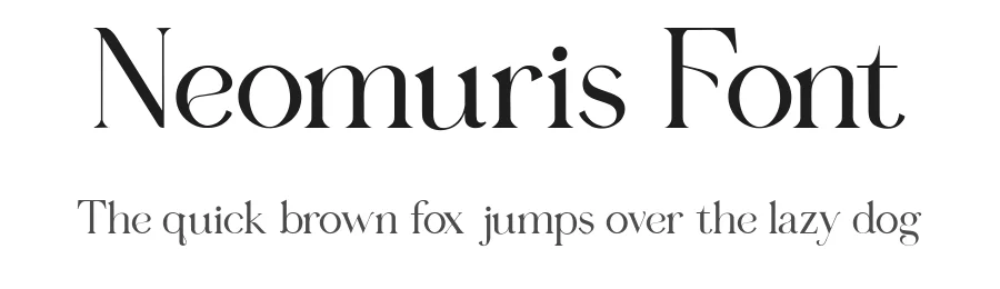Neomuris Font by Lettermine — Decorative Font