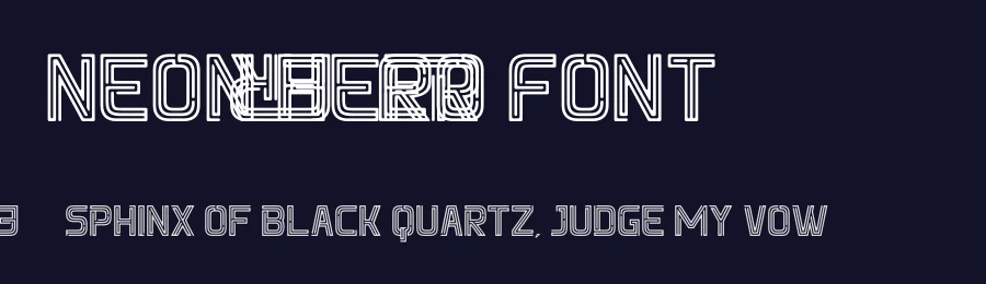 Neon Hero Font by Nirmana Visual — Display Font — thumbnail 2