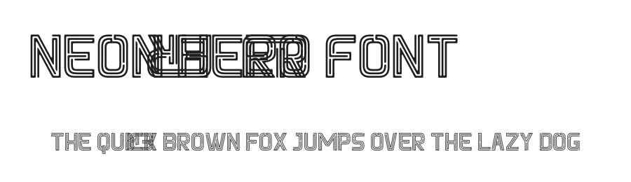 Neon Hero Font by Nirmana Visual — Display Font