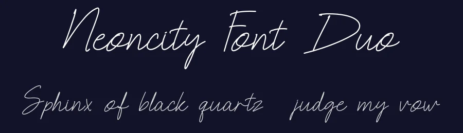 Neoncity Font Duo by PandAE86 — Display Font — thumbnail 2