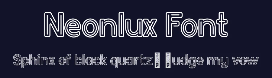 Neonlux Font by burntilldead — Display Font — thumbnail 2