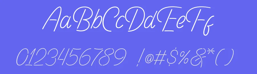 Neonsign Font by Dipati Creator — Decorative Font — thumbnail 3