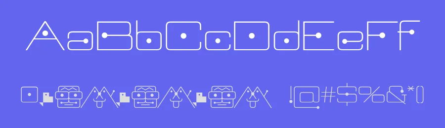 Neospace Circuit Font by defharo — Display Font — thumbnail 3