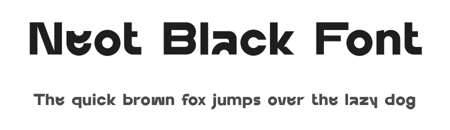 Neot Black Font by erifqizefont — Serif Font