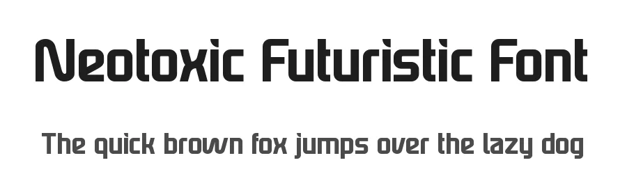 Neotoxic Futuristic Font by Tirtacraft — Sans Serif Font