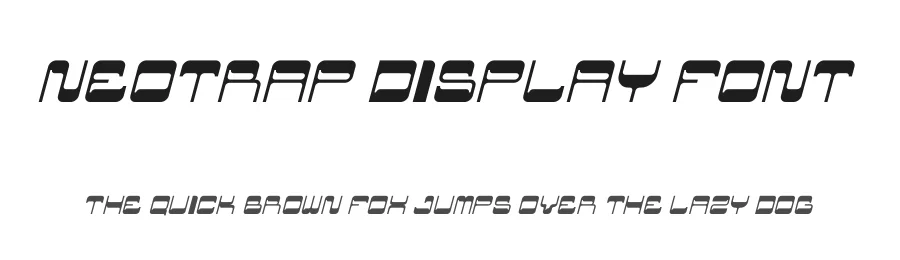 Neotrap Display Font by theseventen โ Decorative Font
